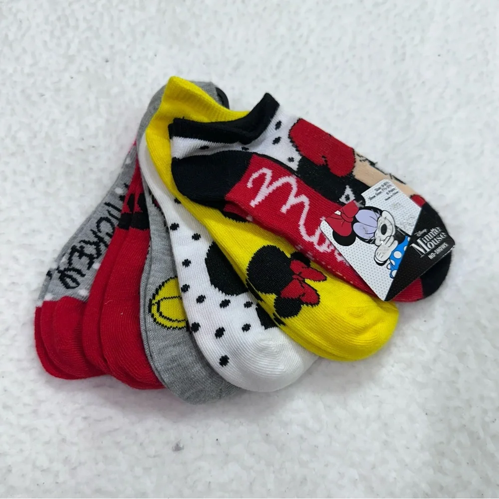 Girl’s Mickey and Minnie Mouse Socks